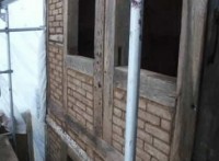 Neuausfachung mit Leichtlehmsteinen