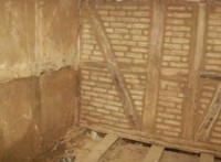 Neuausfachung mit Leichtlehmsteinen