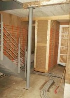 Vorbereitung der Lehmputzarbeiten